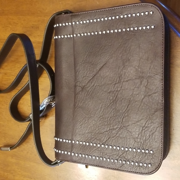 Brown leather western bag NWT - Picture 4 of 16